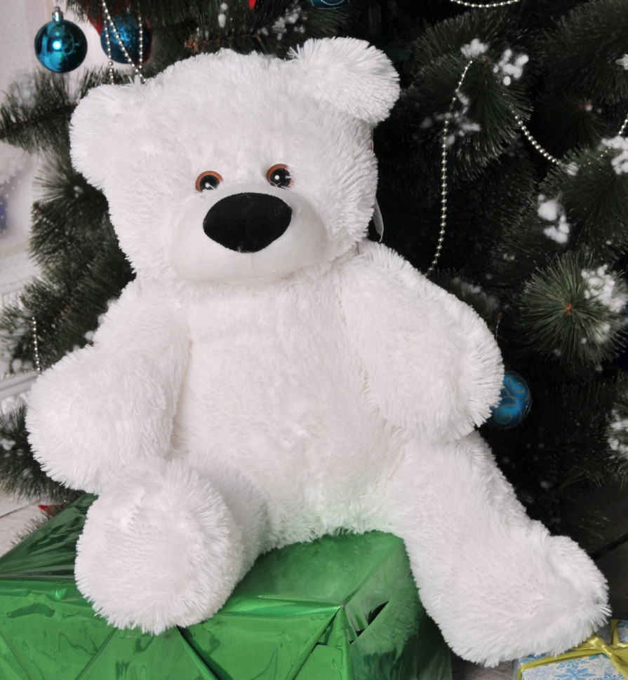 М'яка іграшка Alina Toys ведмедик Бублик 43 см білий 5784681ALN