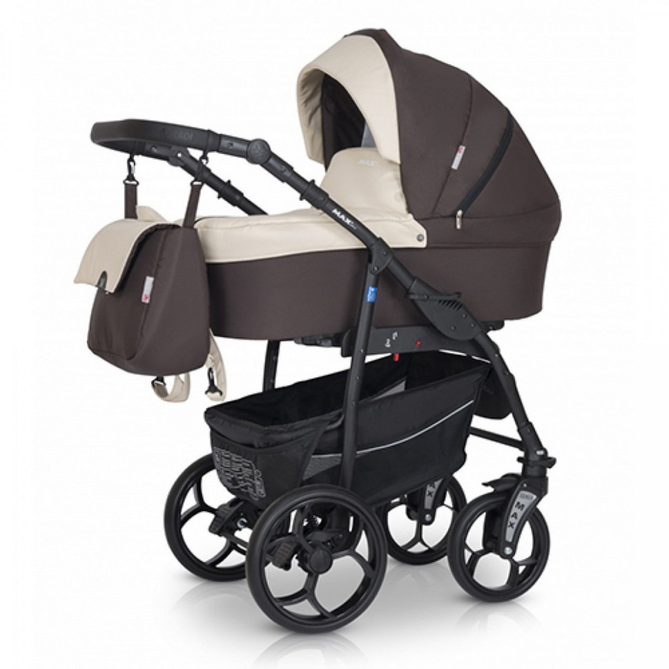Коляска 3 в 1 Max Plus Verdi 9023-VMP-05, коричневий