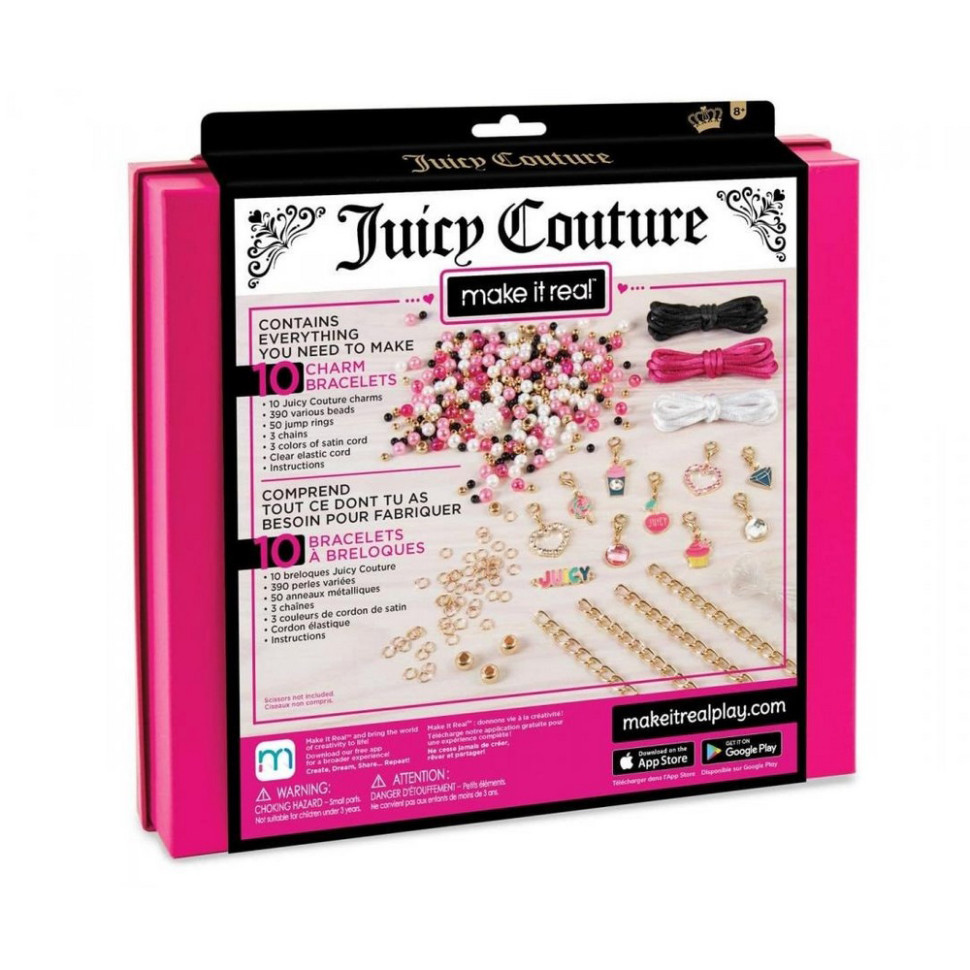 Набір для створення шарм-браслетів «Рожевий зорепад» Juicy Couture Make it Real MR4408