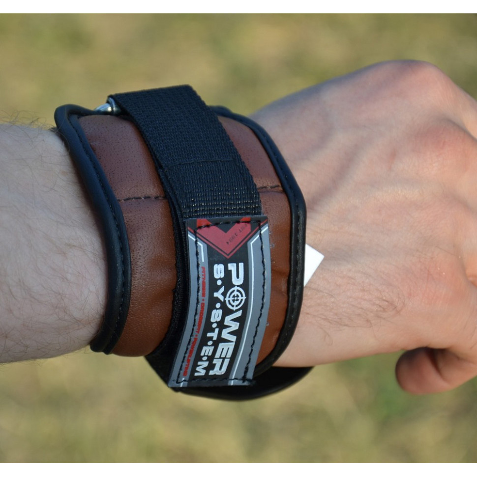 Гаки для тяги на зап'ястя Hooks Power System PS-3300_L_Brown, L