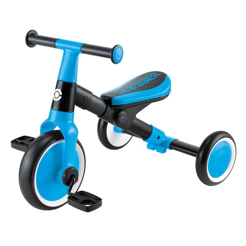 Велосипед дитячий LEARNING TRIKE 2в1 GLOBBER 735-101 синій, до 20кг, 3 колеса