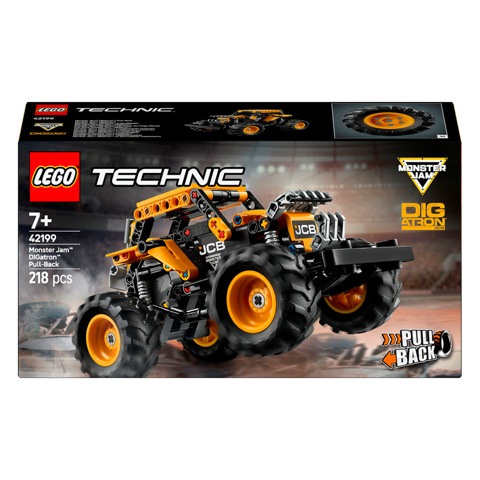 Конструктор Technic Monster Jam DIGatron с инерционным двигателем LEGO 42199, 218 деталей