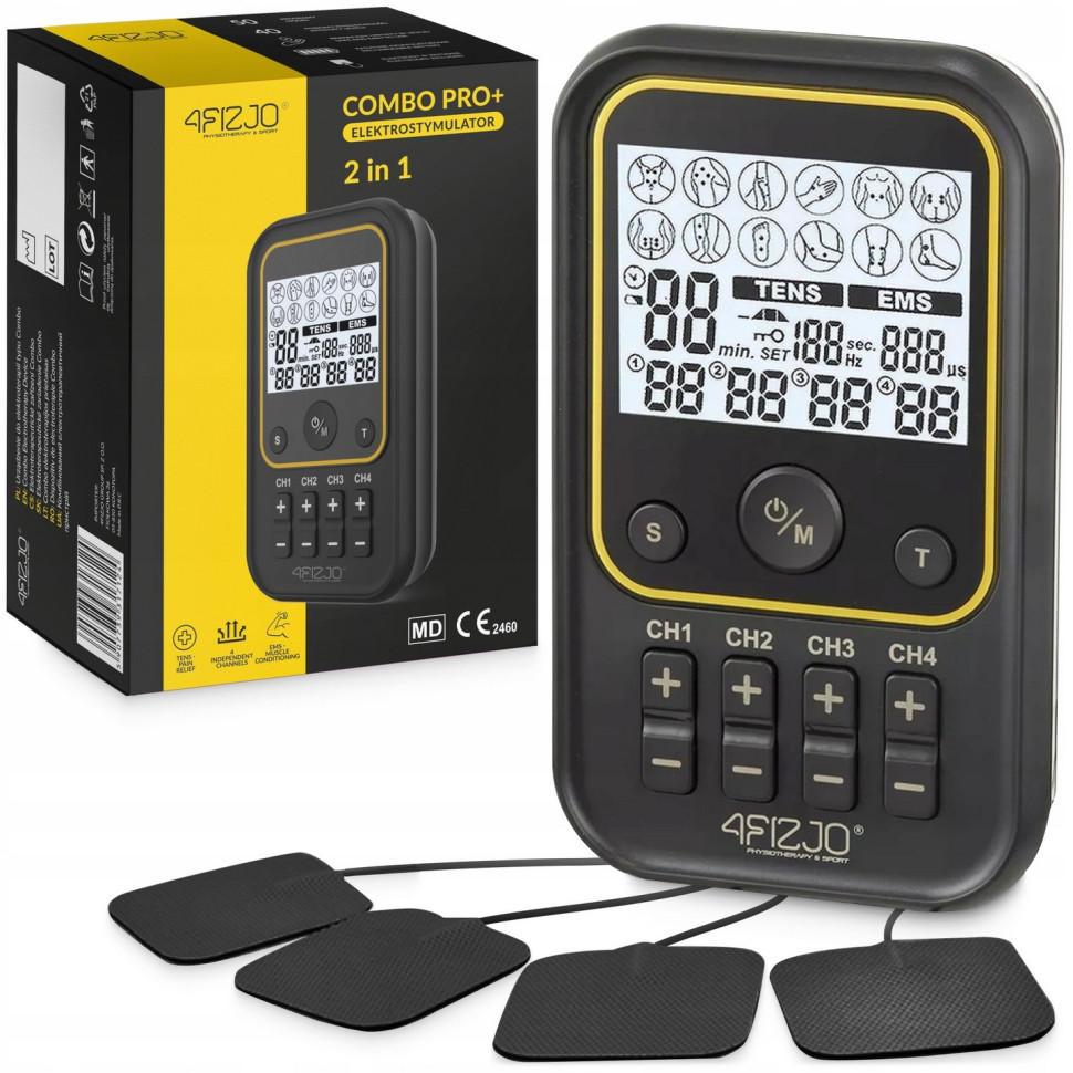 Аппарат для электростимуляции мышц Combo PRO+ 2 в 1 4FIZJO P-5907739317124