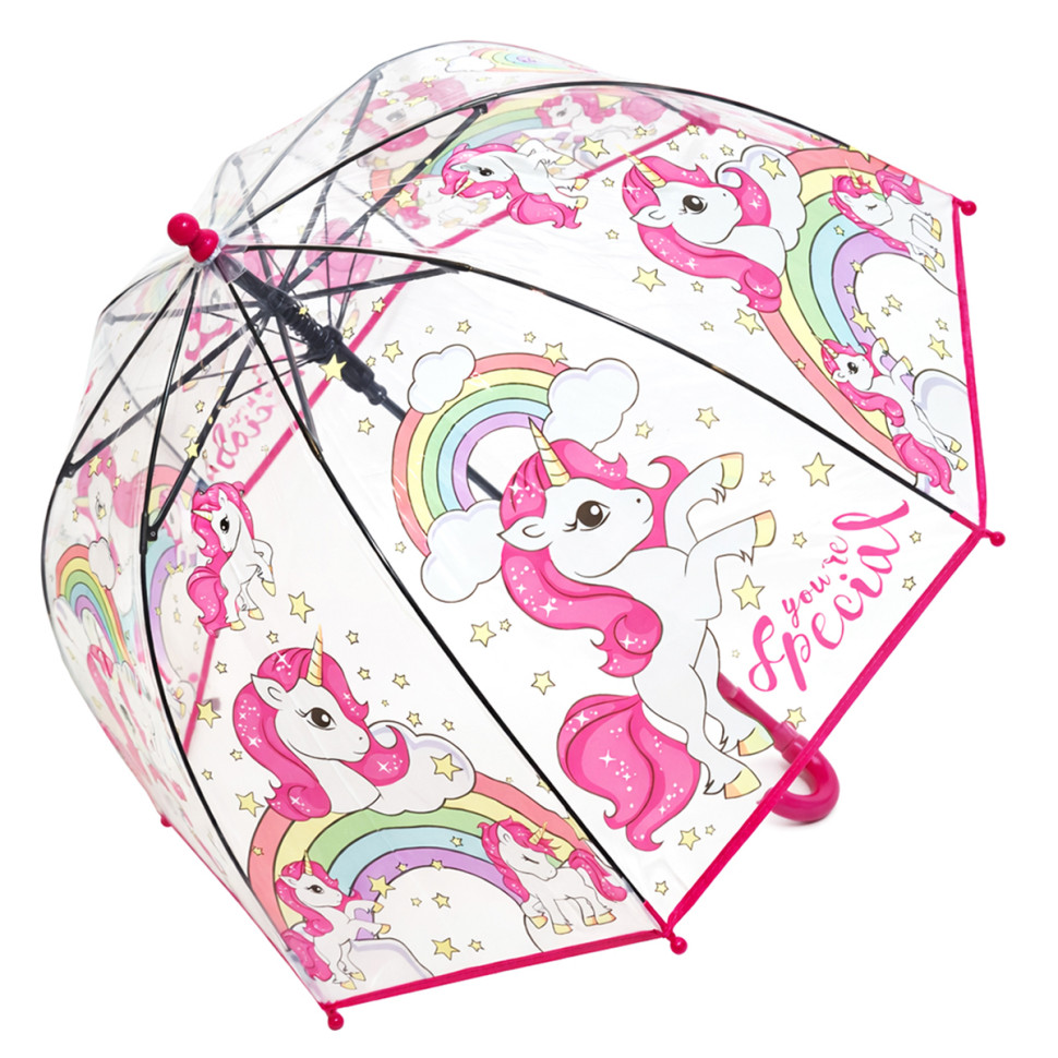 Дитяча парасолька Bambi RST058A(Crimson) купол 70 см, довжина 65 см