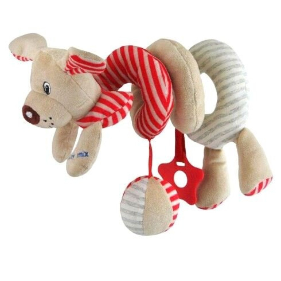Дитяча плюшева спіраль Собачка Baby Mix 33259, 50 см