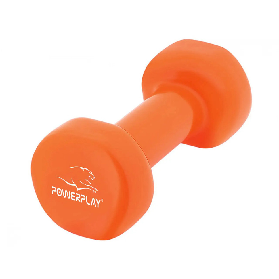 Гантели виниловые Achilles PowerPlay PP_4125_4125_4kg_2in, 2*4 кг Оранжевые 2 шт