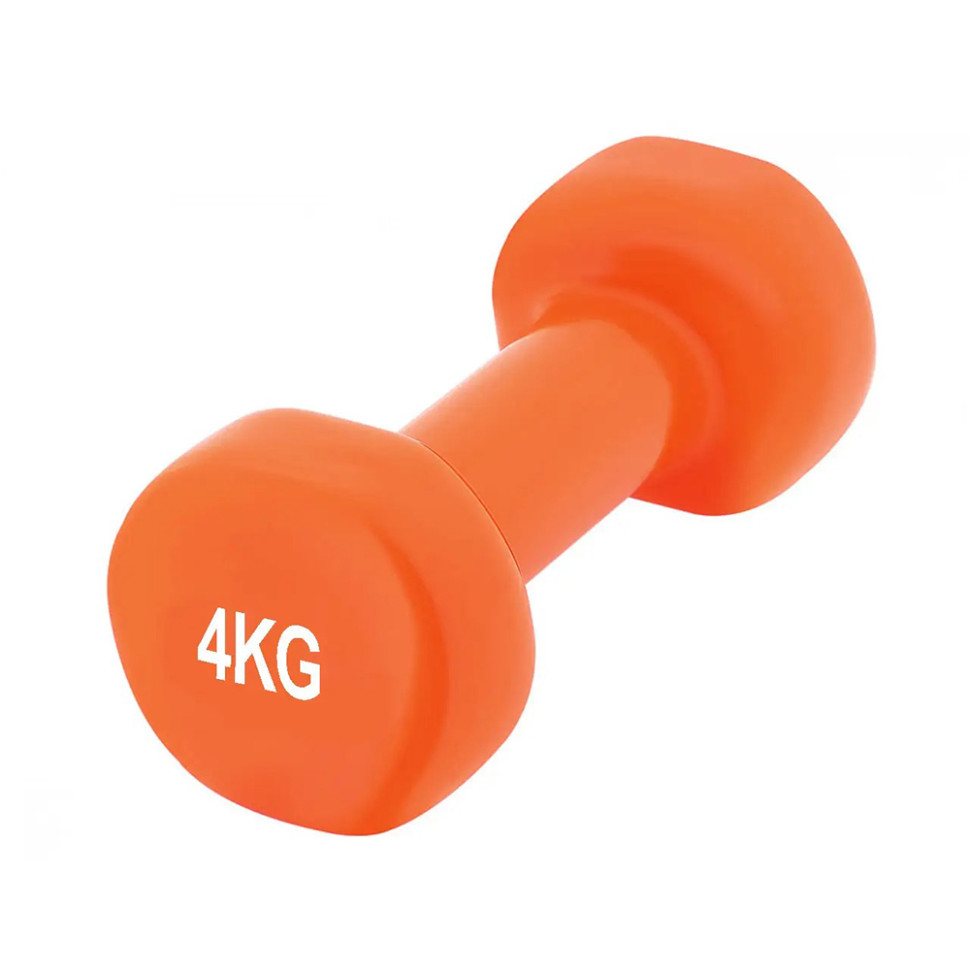 Гантели виниловые Achilles PowerPlay PP_4125_4125_4kg_2in, 2*4 кг Оранжевые 2 шт