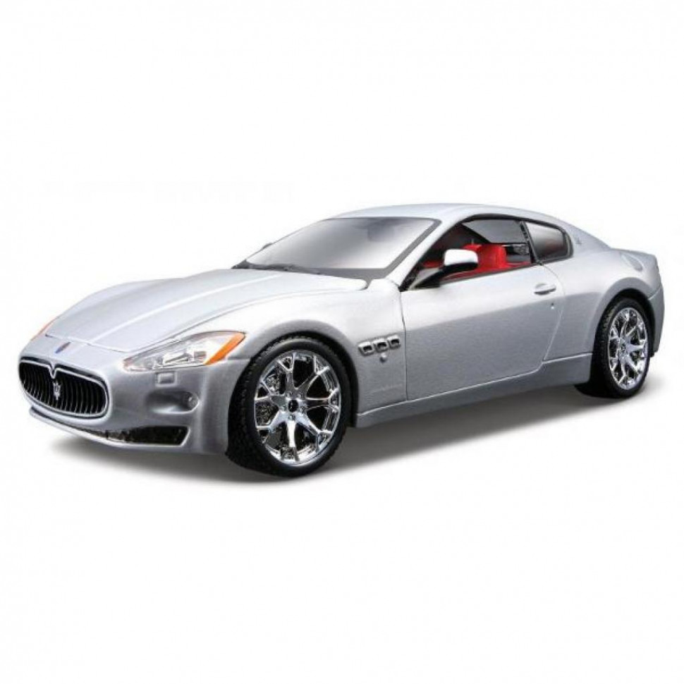 Автомодель - MASERATI GRANTOURISMO (2008) (ассорти черный, серебристый, 1:24) 18-22107