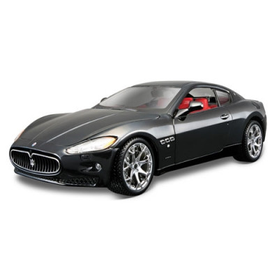 Автомодель - MASERATI GRANTOURISMO (2008) (ассорти черный, серебристый, 1:24) 18-22107