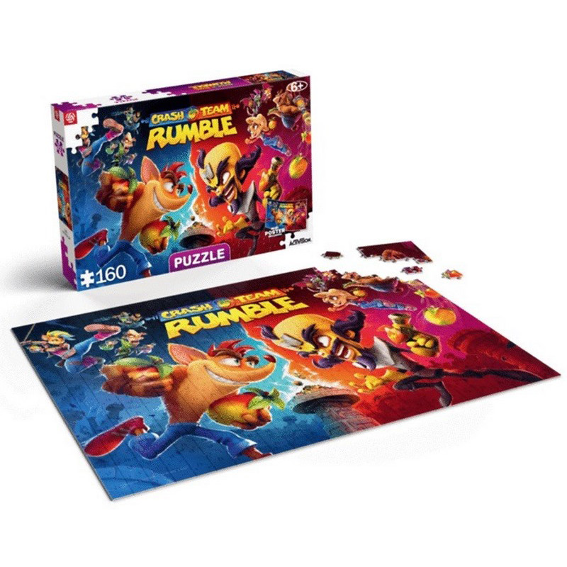 Пазл дитячий Crash Bandicoot 4: About Time Puzzles GoodLoot 5908305240365, 160 елементів