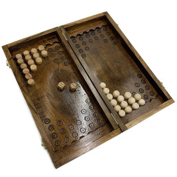 Настольная игра "Нарды деревянные" Backgammon 3 Newt  NR-3540 ручная работа
