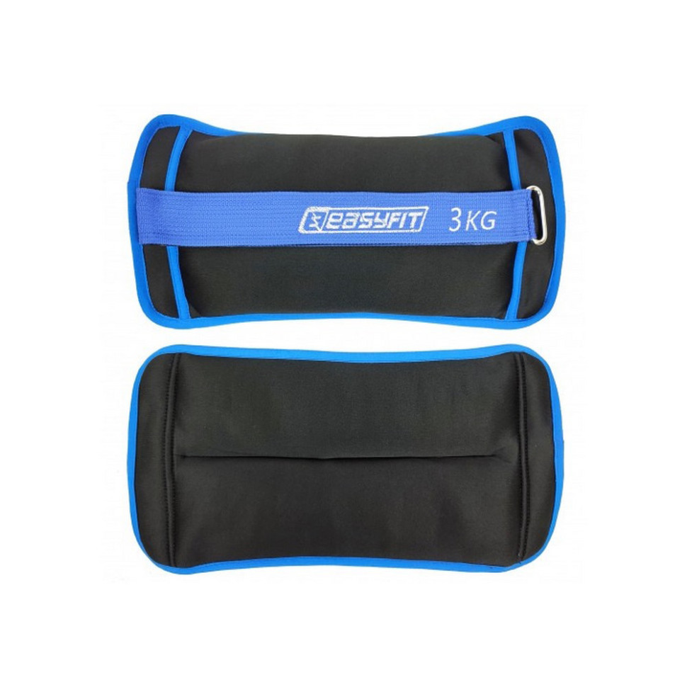 Обважнювачі для ніг і рук з металом MYAKI EasyFit EF-AWTN-300 по 3 кг (пара)