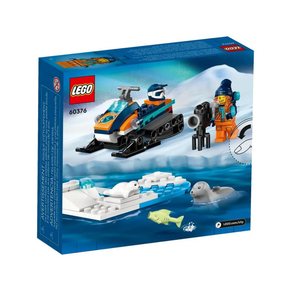 Конструктор Арктический исследовательский снегоход LEGO 60376, 70 деталей