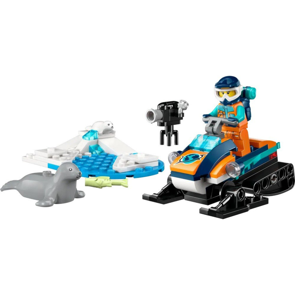 Конструктор Арктический исследовательский снегоход LEGO 60376, 70 деталей