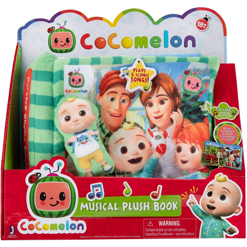 Музична плюшева книга CoComelon Feature Roleplay зі звуком CMW0025