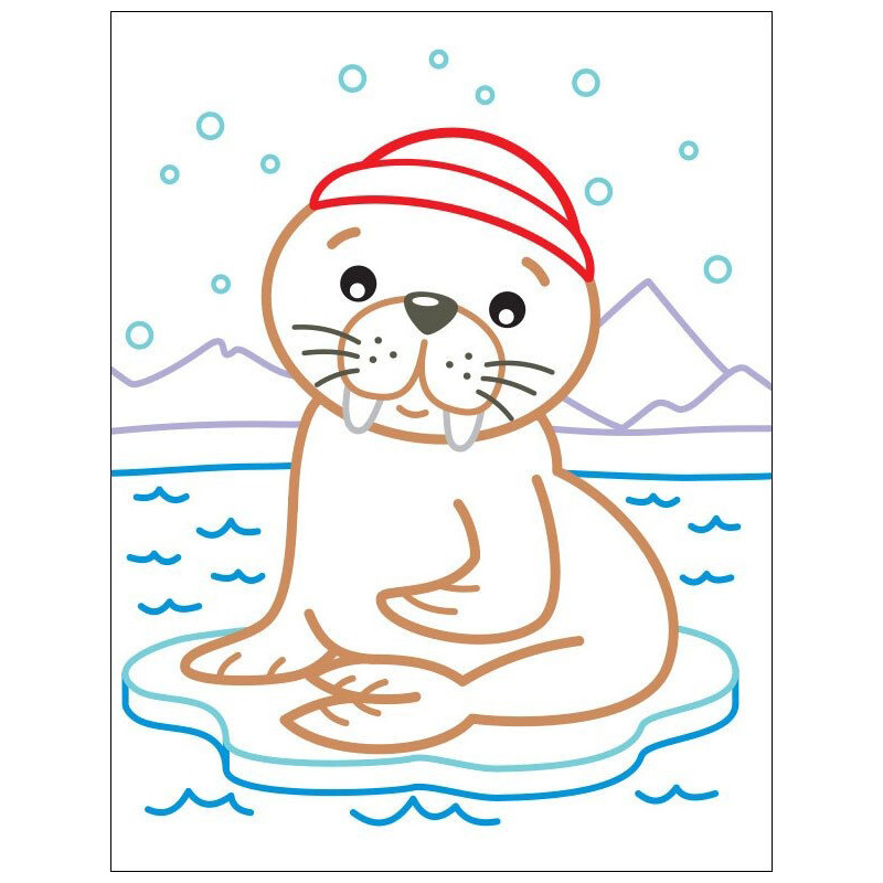 Детские цветные раскраски