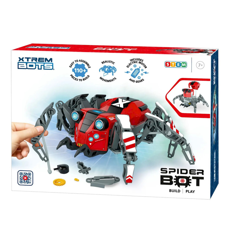 Роботизована іграшка-конструктор Павук STEM BlueRocket XT3803253