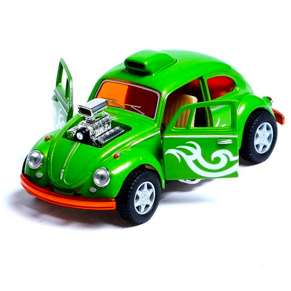 Машинка металева Volkswagen Beetle Custom Dragracer Kinsmart KT5405W інерційна 1:32