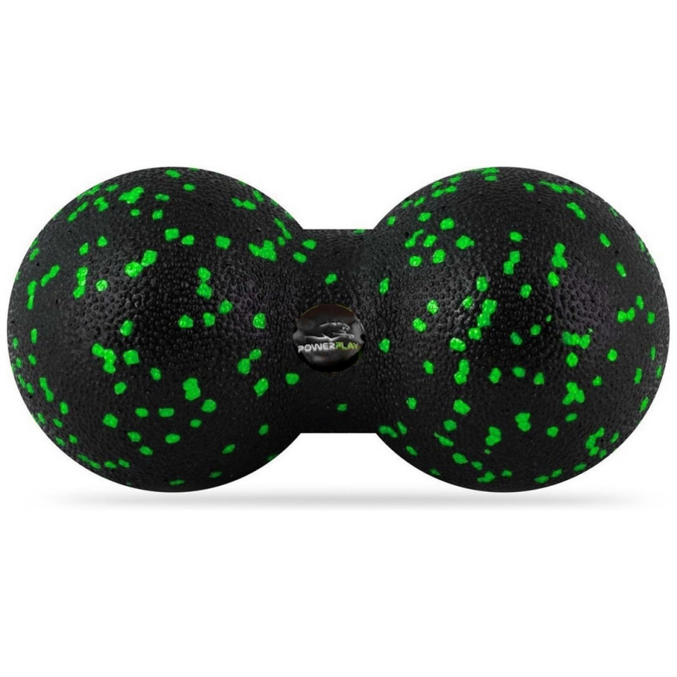 Набор мячей для массажа и йоги PowerPlay PP_4090_Green, комплект из 2 штук