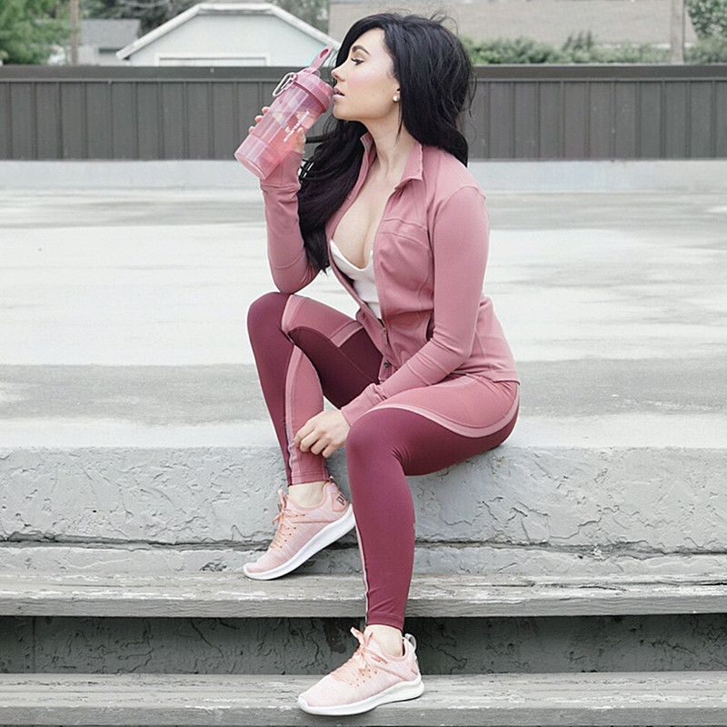 Шейкер спортивний Original2GO One SmartShake 10581501 Deep Rose (Pink), 800 мл 
