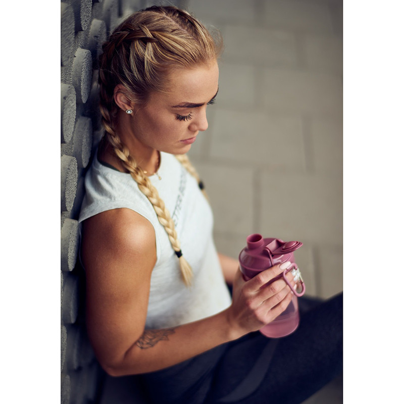 Шейкер спортивний Original2GO One SmartShake 10581501 Deep Rose (Pink), 800 мл 