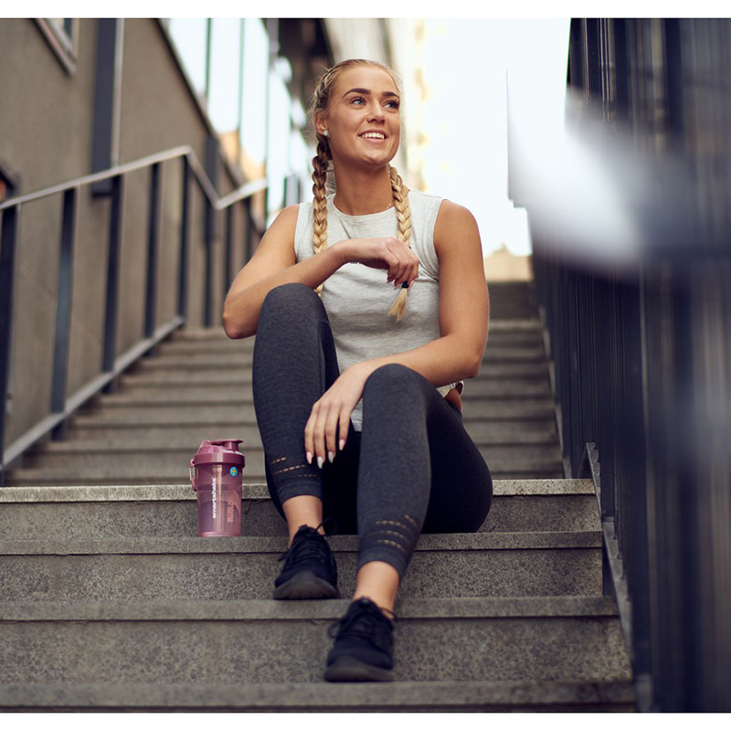 Шейкер спортивний Original2GO One SmartShake 10581501 Deep Rose (Pink), 800 мл 