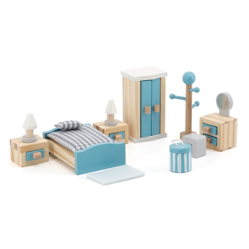Деревянная мебель для кукол Viga Toys PolarB 44035 Спальня
