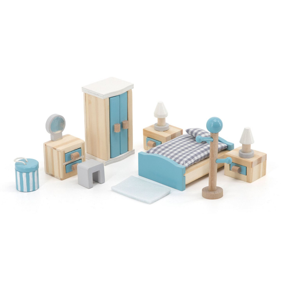 Деревянная мебель для кукол Viga Toys PolarB 44035 Спальня