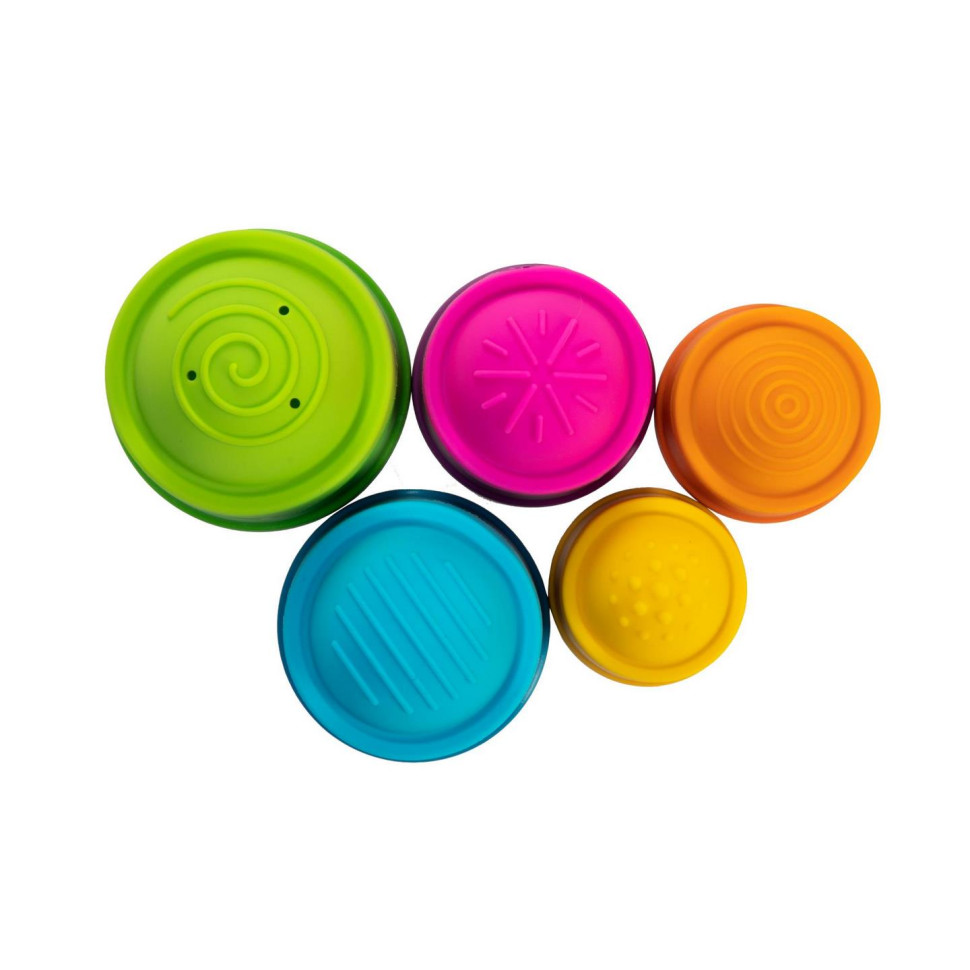 Пірамідка тактильна Чашки Fat Brain Toys F293ML dimpl stack