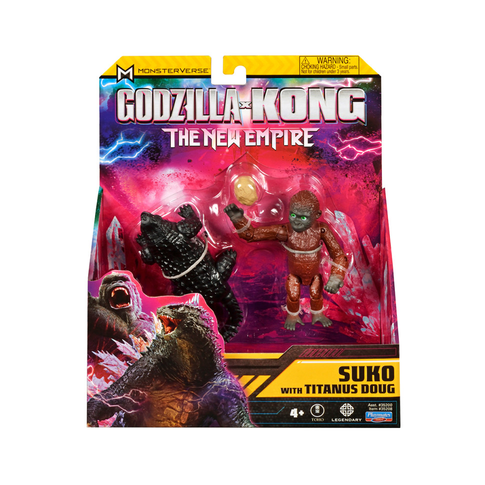 Набір фігурок Зуко із Дагом Godzilla vs. Kong 35208 рухомі частини тіла