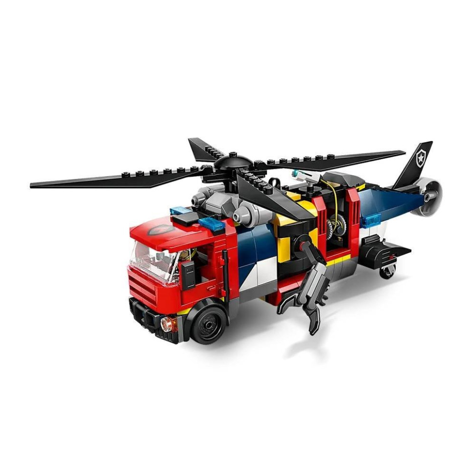 Конструктор Ремікс вертольотів, пожежних машин і підводних човнів LEGO 60462, 874 деталі