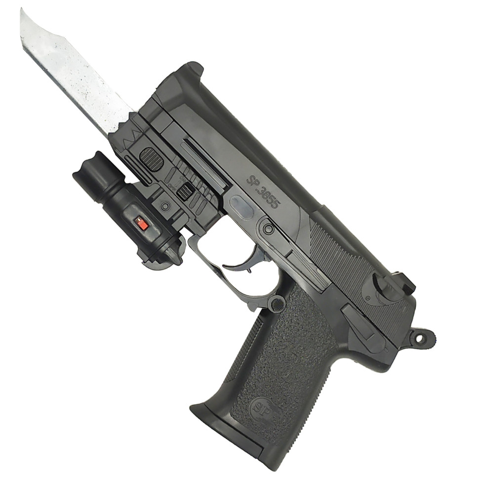 Дитячий іграшковий пістолет Bambi SP3855-R, на кульках
