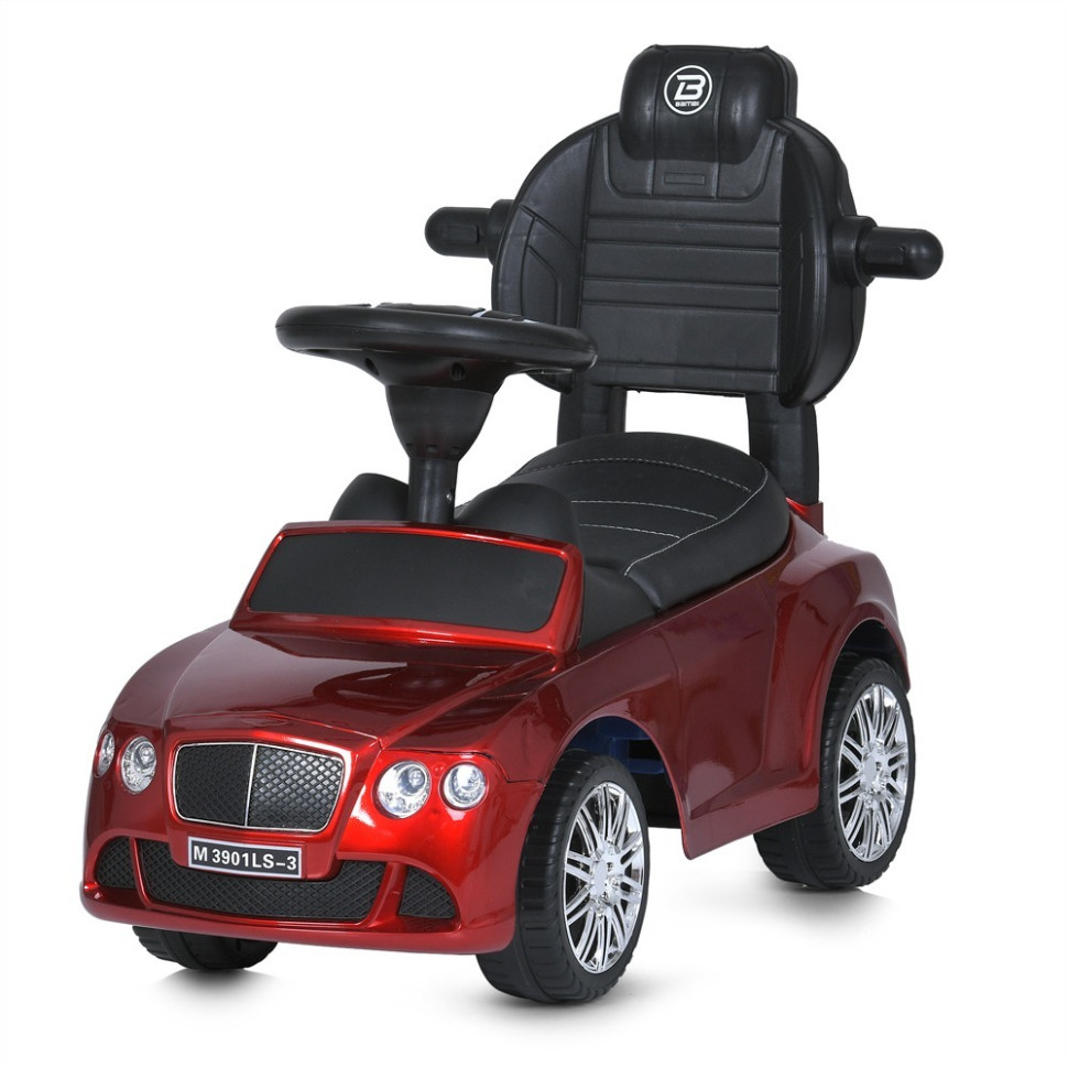 Каталка-толокар 2 в 1 Bambi Racer M 3901LS-3 з батьківською ручкою