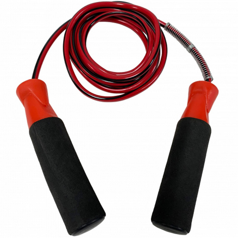 Скакалка для фінтесу Speed Jump Rope Meta 2005100502 чорний, червоний 280 см