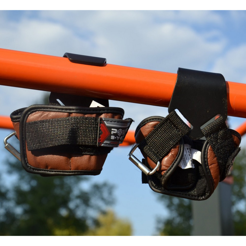 Гаки для тяги на зап'ястя Hooks Power System PS-3300_XL_Brown, XL
