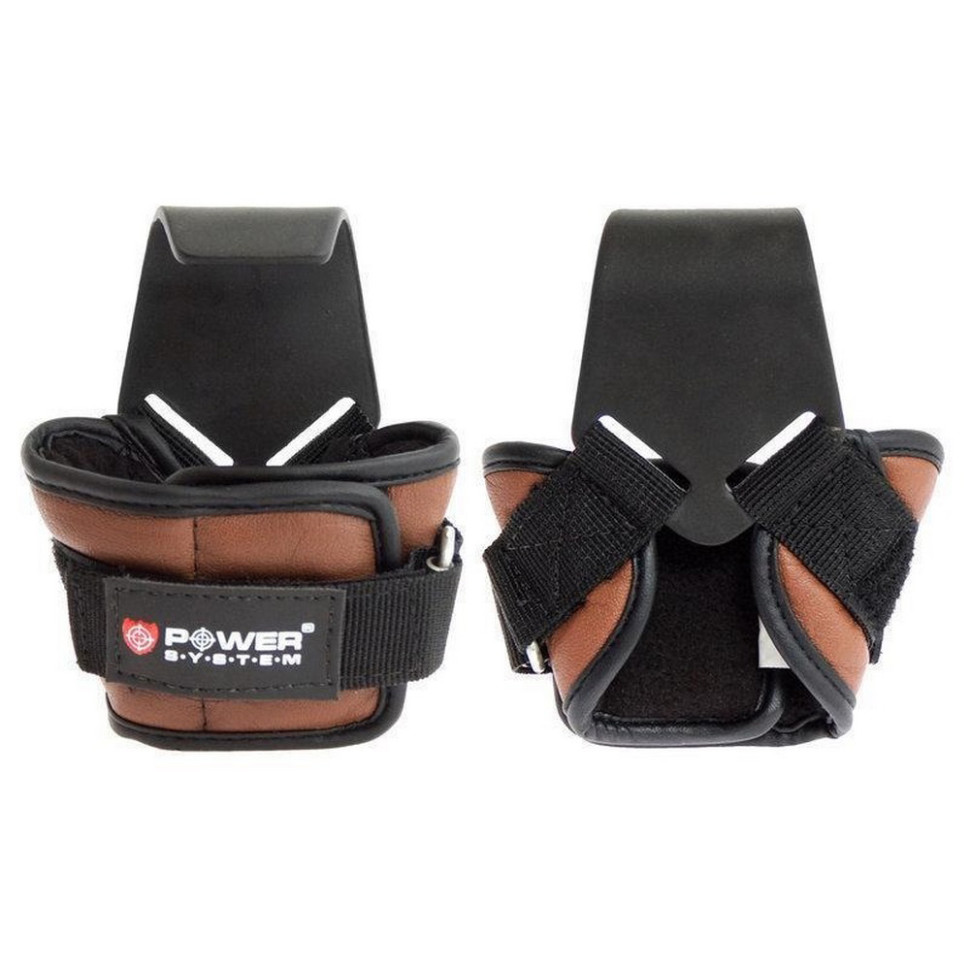 Гаки для тяги на зап'ястя Hooks Power System PS-3300_XL_Brown, XL