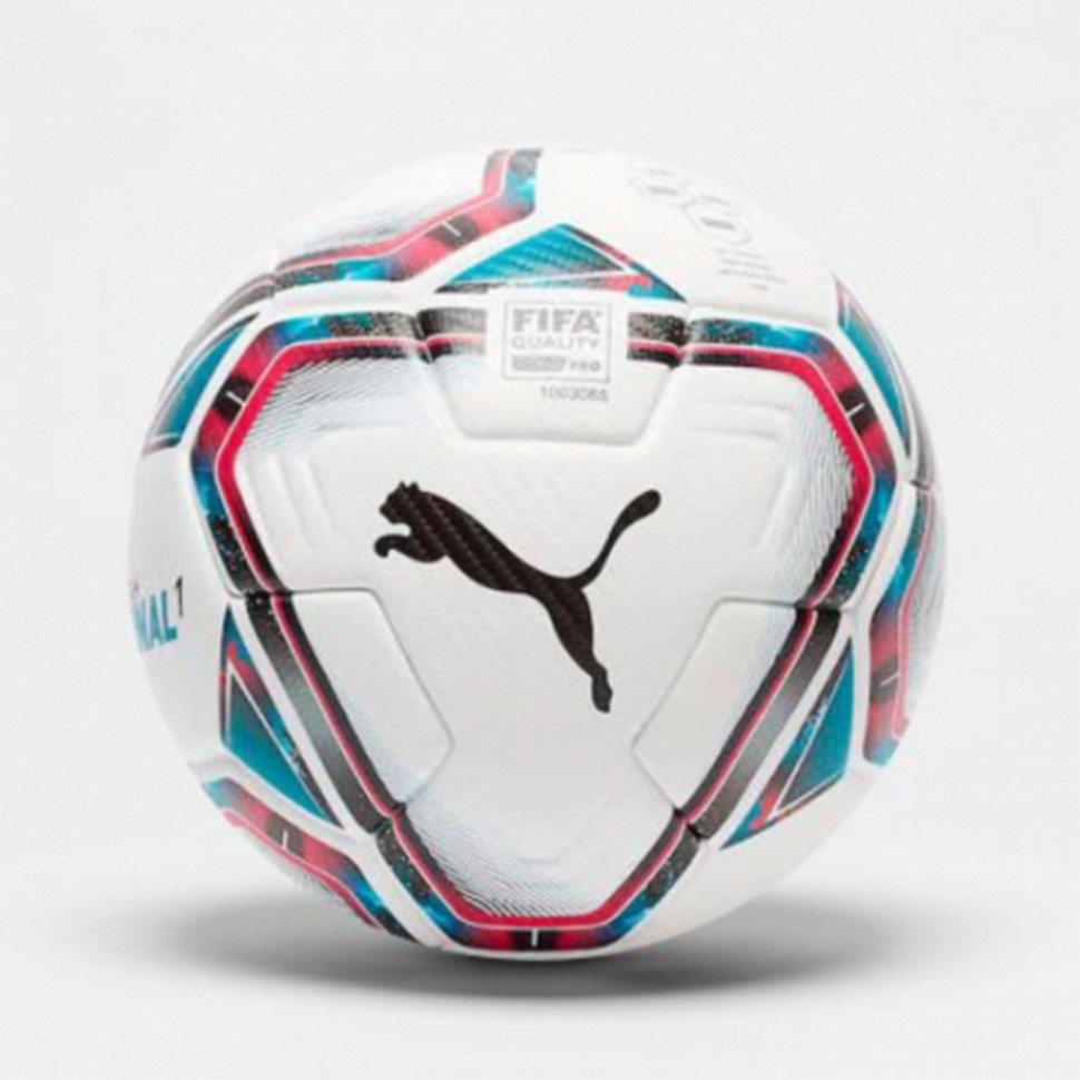 М'яч футбольний team FINAL 21.1 FIFA Quality Pro Ball Puma 083236-01 білий, синій, червоний № 5
