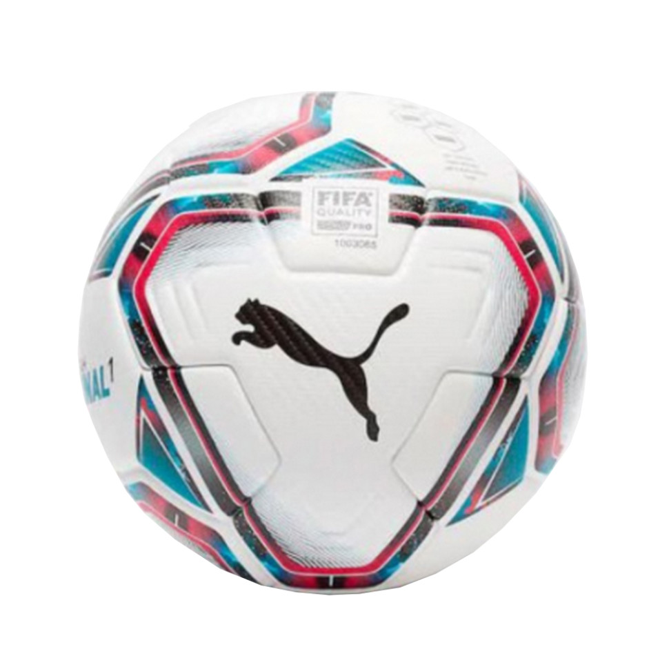 М'яч футбольний team FINAL 21.1 FIFA Quality Pro Ball Puma 083236-01 білий, синій, червоний № 5