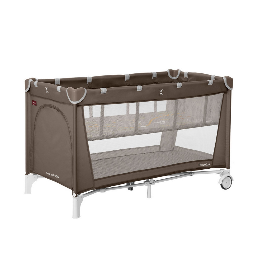 Дитячий манеж CARRELLO Piccolo+ CRL-11501/2 Chocolate Brown