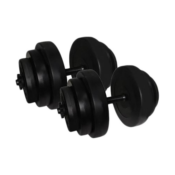 Гантели наборные композитные в пластиковой оболочке Newt Rock Pro 2 шт по 18,5 кг NE-PL-G-018-2