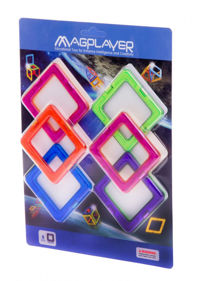 Конструктор Magplayer дополнительный набор 6 эл. MPC-6