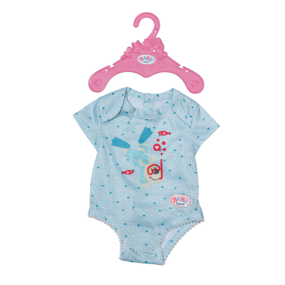 Одяг для ляльки Боді S2 BABY BORN 830130-2 S2 блакитне