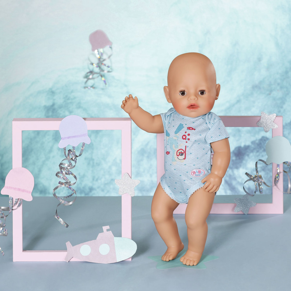 Одяг для ляльки Боді S2 BABY BORN 830130-2 S2 блакитне