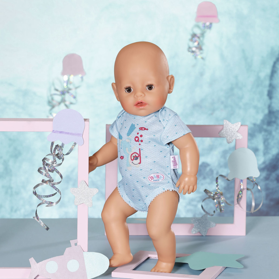 Одяг для ляльки Боді S2 BABY BORN 830130-2 S2 блакитне