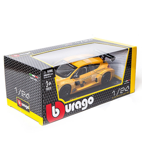 Автомодель - RENAULT MEGANE TROPHY (желтый металлик, 1:24) 18-22115