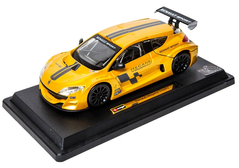 Автомодель - RENAULT MEGANE TROPHY (желтый металлик, 1:24) 18-22115