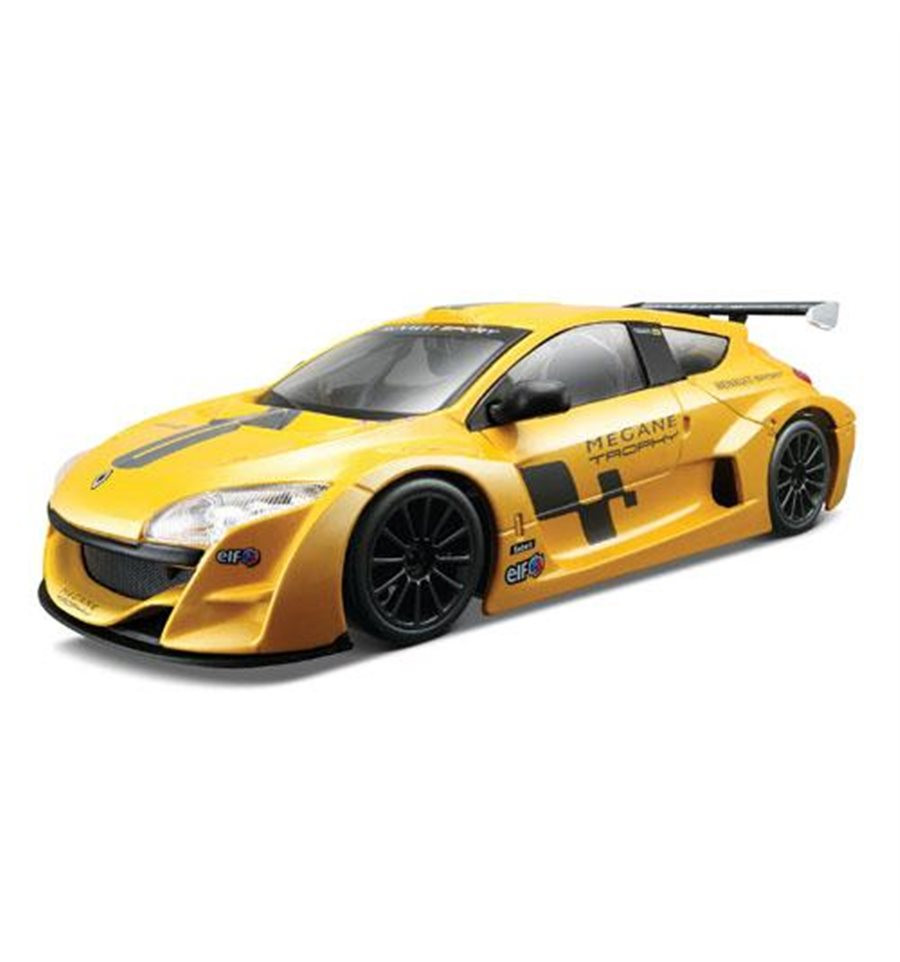 Автомодель - RENAULT MEGANE TROPHY (желтый металлик, 1:24) 18-22115