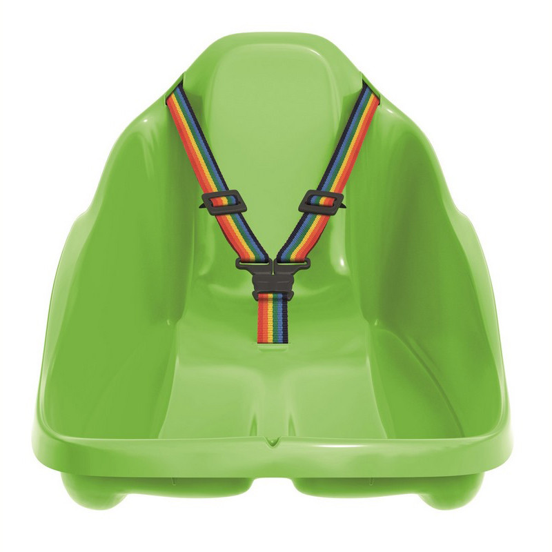 Санки дитячі Topo Prosperplast 5905197481944 зі спинкою, зелений колір