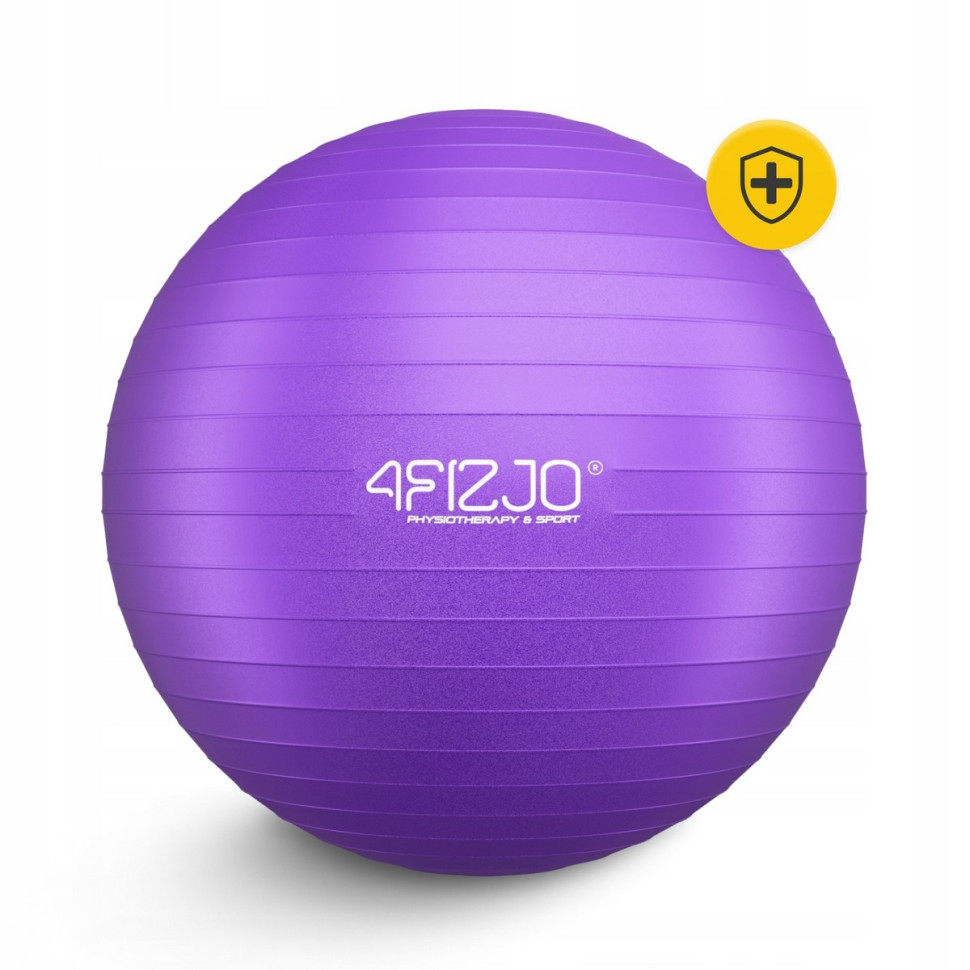 М'яч для фітнесу фітбол 4FIZJO P-5905973404815, 75 см, Violet
