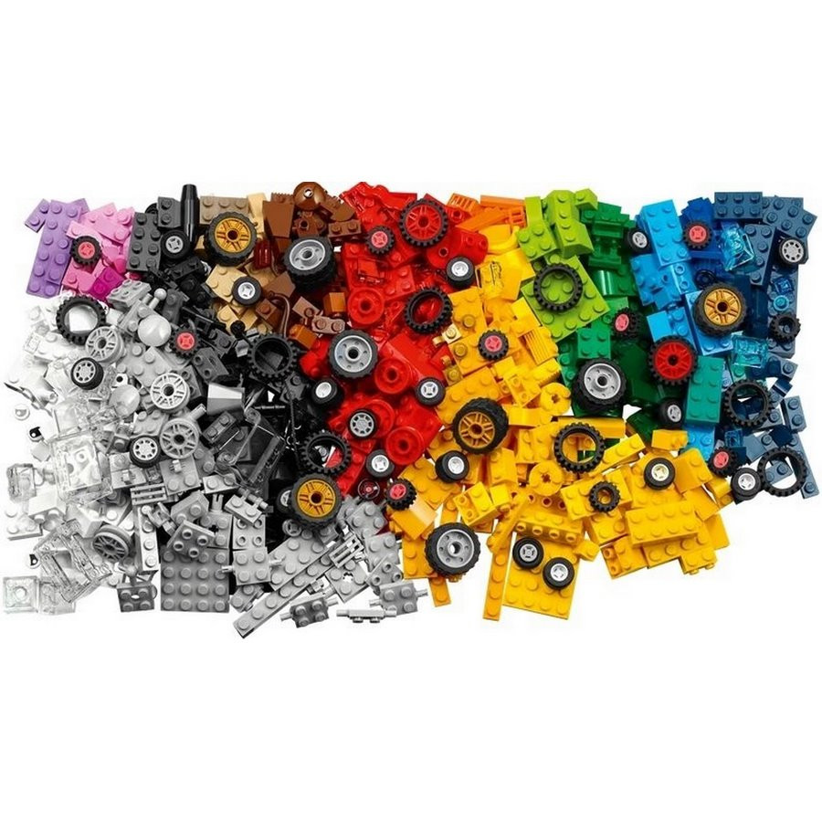Конструктор LEGO Classic Кубики и колёса 11014